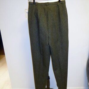 Vintage Wool Dress Trouser - Size 12, New with tags